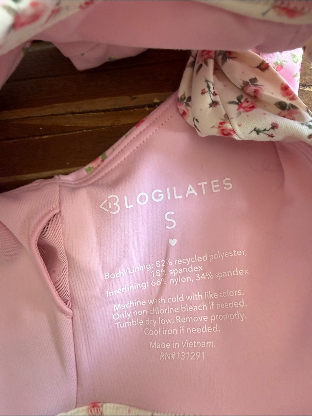 Blogilates Floral sports bra - Picture 4 of 4